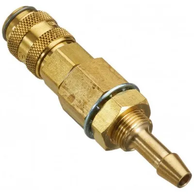 Быстросъемное соединение с резъбовой втулкой Оберон МNW5-штуцер 8 мм (Red)