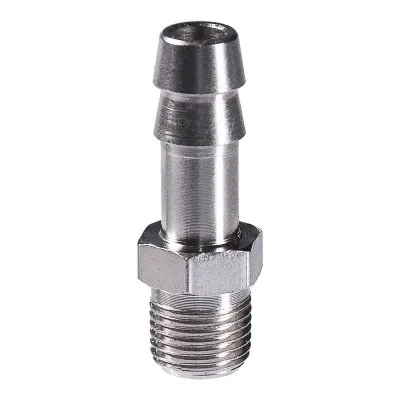 Переходник Fubag 1/8 дюйма M на елочку 8мм с обжимным кольцом 11Х13мм