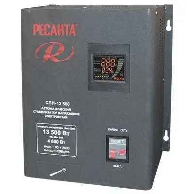 Смотреть стабилизатор напряжения ресанта спн-13500 на сайте «От и До.ру» Стабилизатор напряжения Ресанта СПН-13500