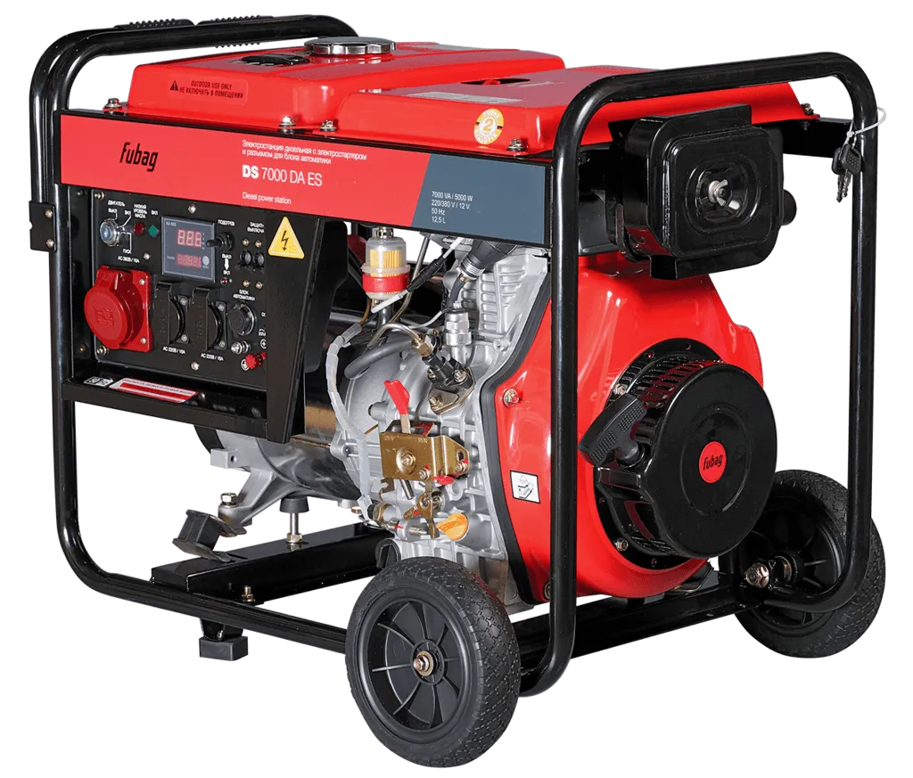 Фото Дизельный генератор (трехфазный) Fubag DS 7000 DA ES с электростартером и коннектором автоматики 838212