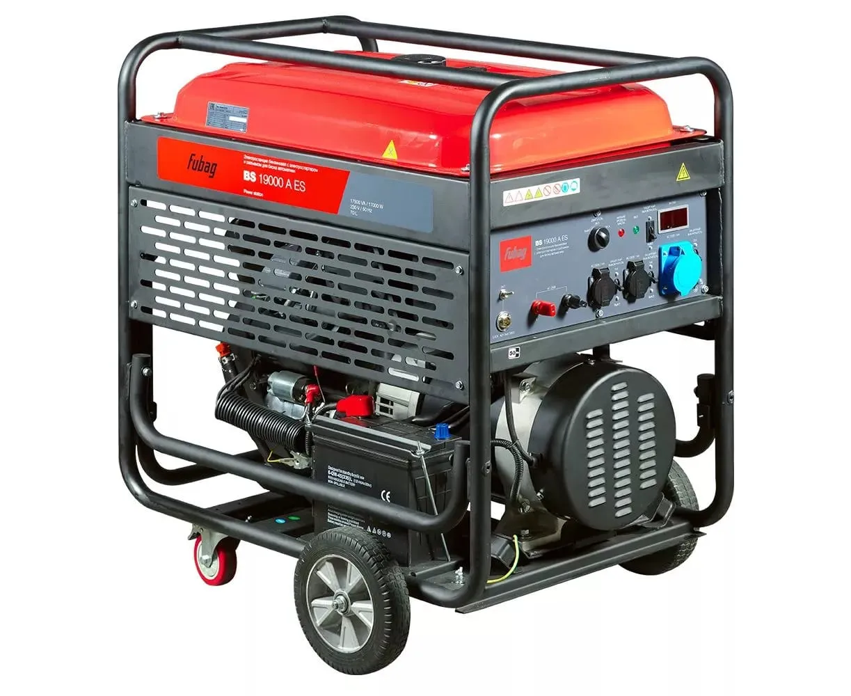 Фото Бензиновый генератор Fubag с электростартером и коннектором автоматики BS 19000 A ES от004000922 на сайте «От и До.ру» Фото Бензиновый генератор Fubag с электростартером и коннектором автоматики BS 19000 A ES от004000922