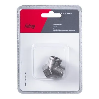 Переходник Fubag Y - 3/8 дюйма FFF, блистер 1 шт
