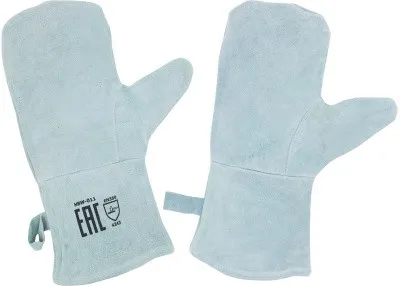 Рукавицы сварщика Оберон спилковые двупалые (спилок BC 0,8-1,0 мм)