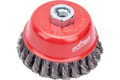 Щетка чашеобразная витая (100 мм; M14) №162 АТАКА 34726