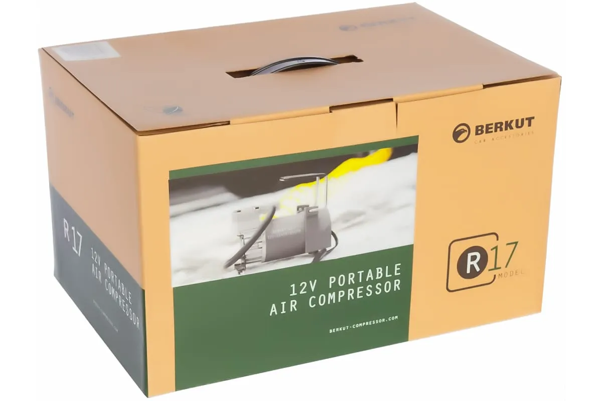 Фото Автомобильный портативный компрессор BERKUT R17 R17