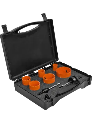 Набор коронок универсальных биметаллических Кратон (кобальт) 6 шт.