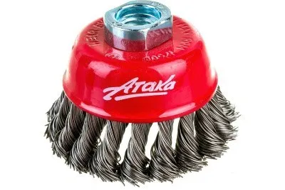 Щетка чашеобразная витая (80 мм; M14) №161 АТАКА 34725