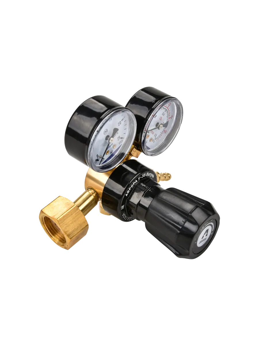 Фото Регулятор расхода газа Aurora У-30, латунь от001001395