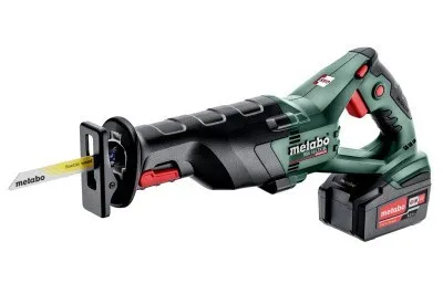 Аккумуляторная сабельная пила Metabo SSE 18 LTX BL З/У ASC 55 2x5,2 А*ч