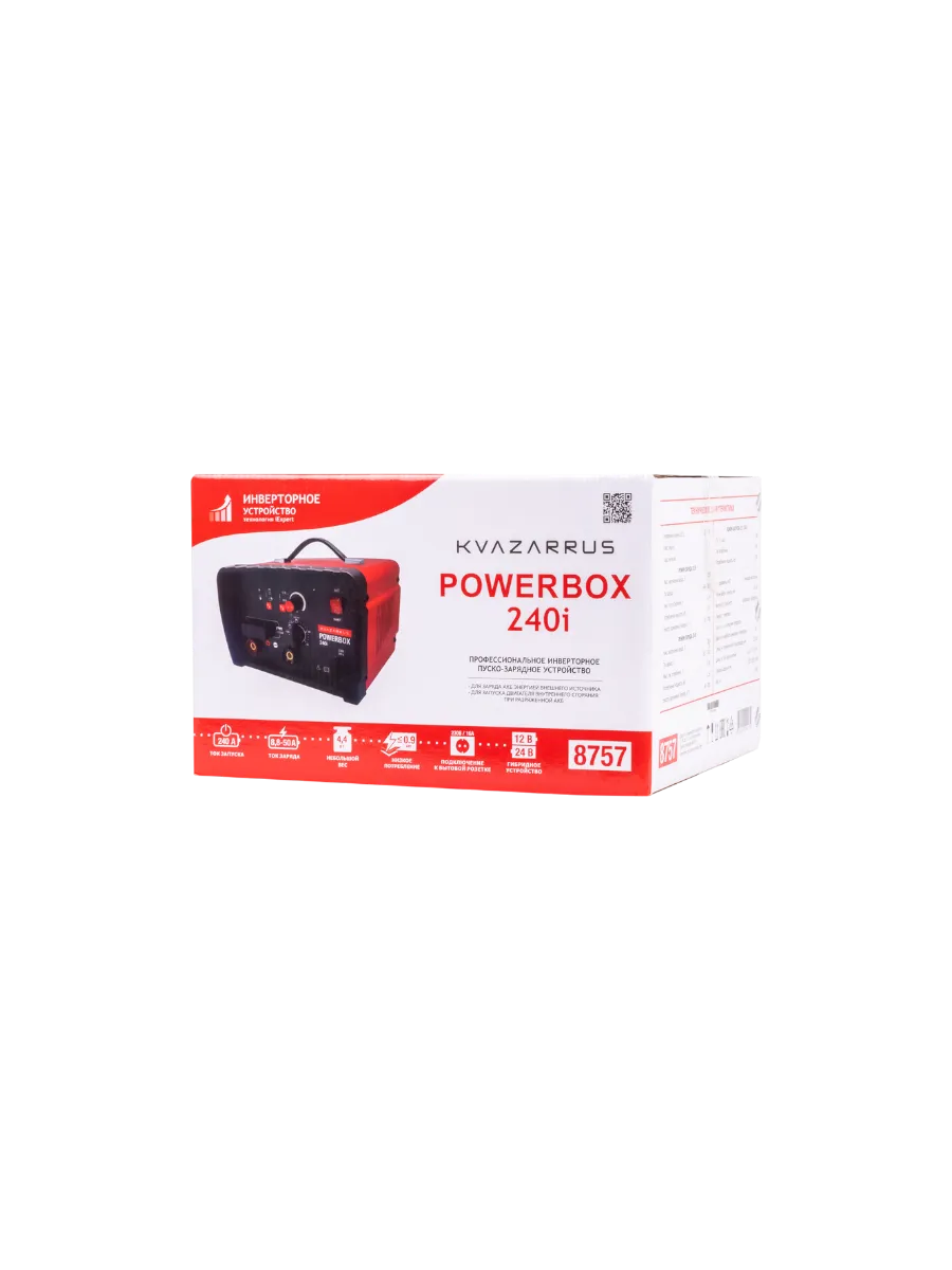 Фото Инверторное пуско-зарядное устройство FoxWeld Kvazarrus PowerBox 240i 8757