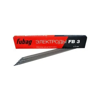 Электрод сварочный Fubag с рутиловым покрытием FB 3 D3.0 мм (пачка 0.9 кг)