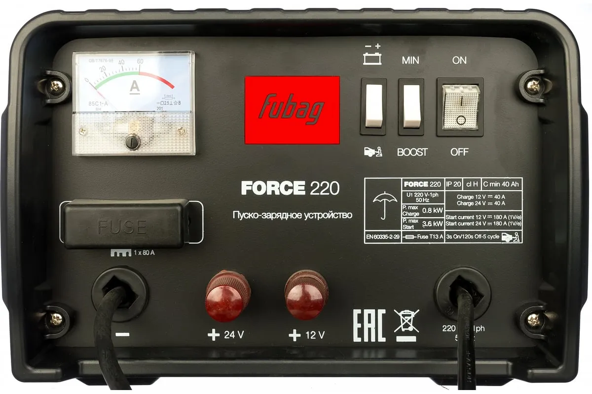 Фото Пуско-Зарядное устройство Fubag FORCE 220 от004000885