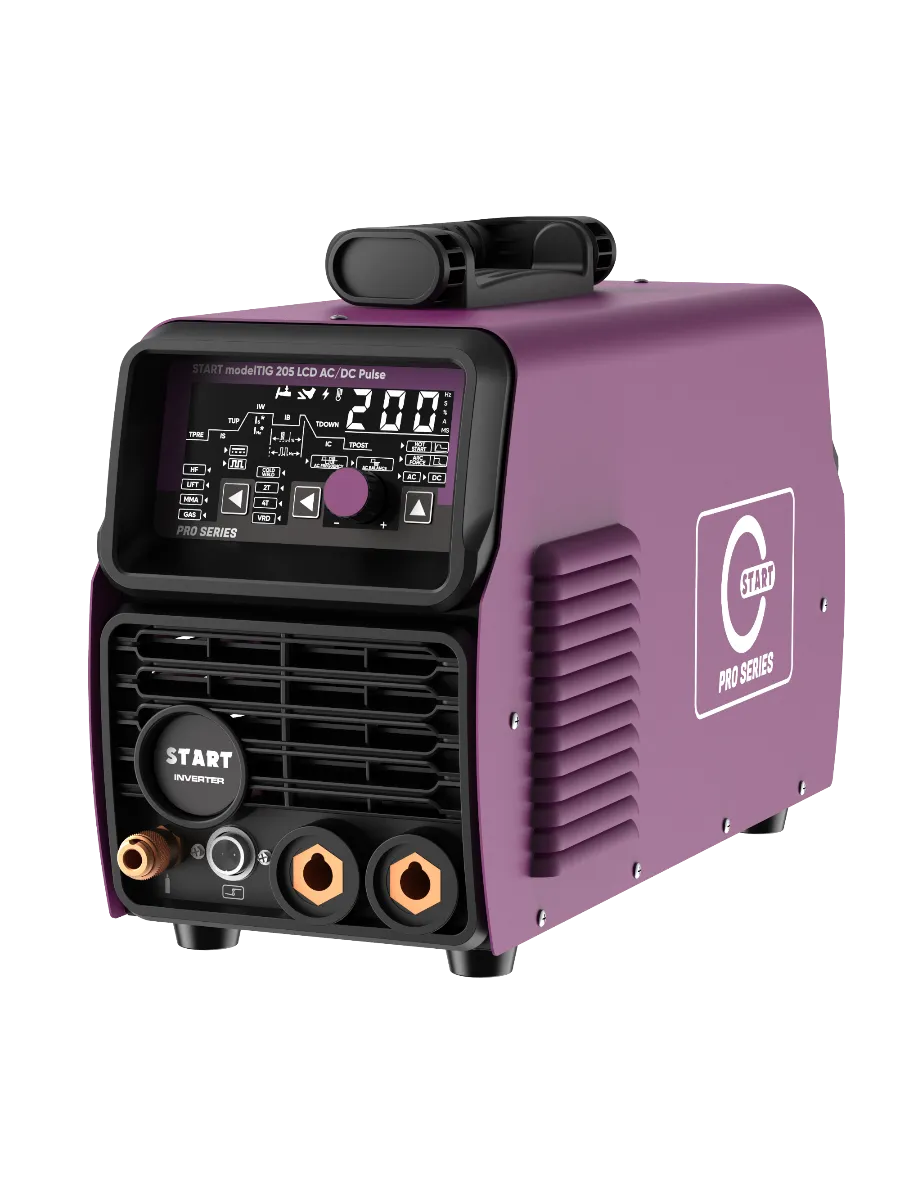 Фото START modelTIG 205 LCD AC/DC TIG PULSE Установка аргонодуговой сварки 3W205APL 3W205APL