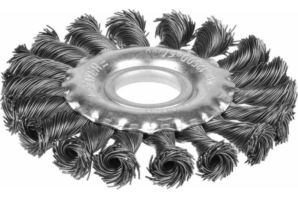Фото Щетка круглая витая (178 мм) для №136 УШМ АТАКА 26590 26590