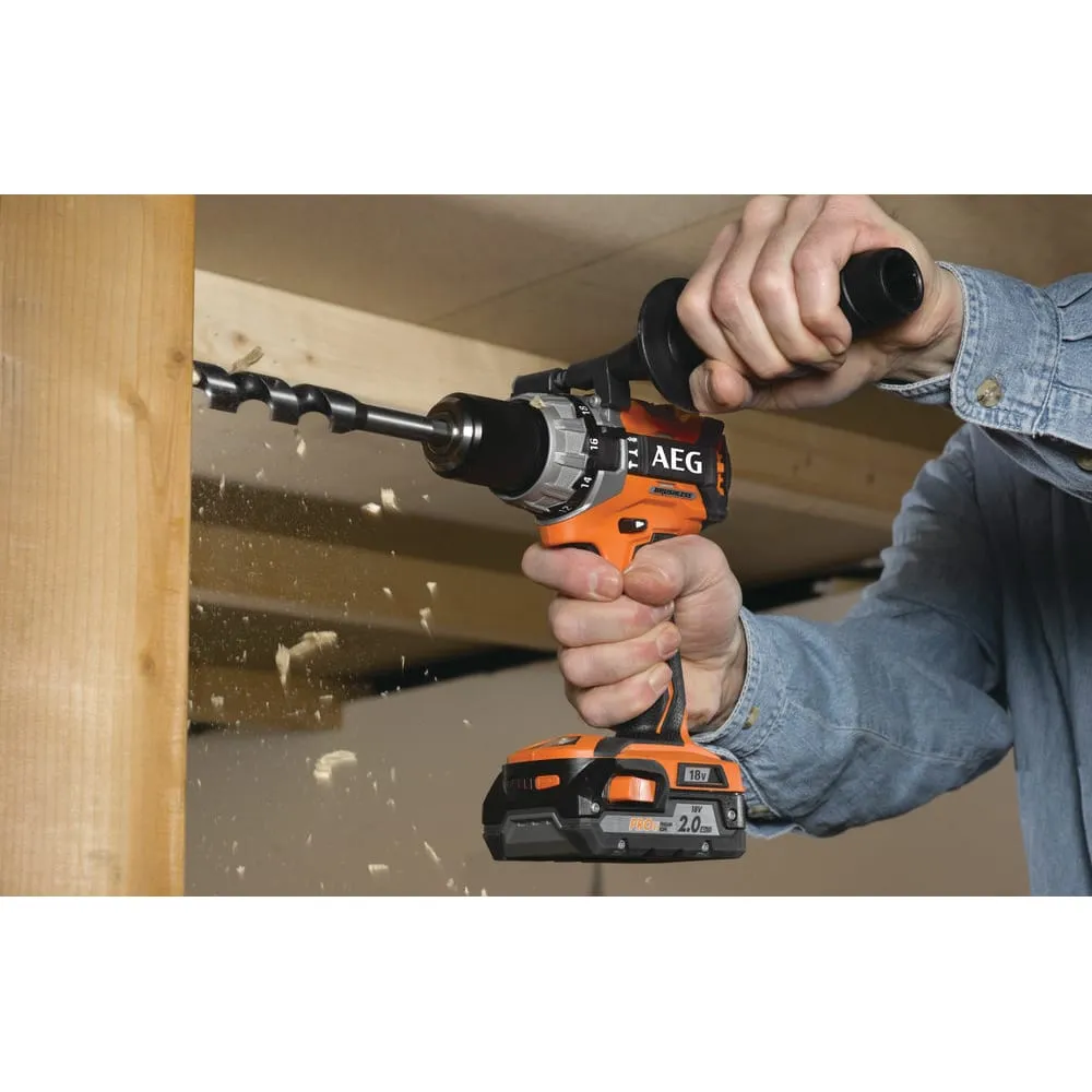 Фото Ударная бесщеточная дрель-шуруповерт AEG BSB18C2BL-0 4935472009 4935472009