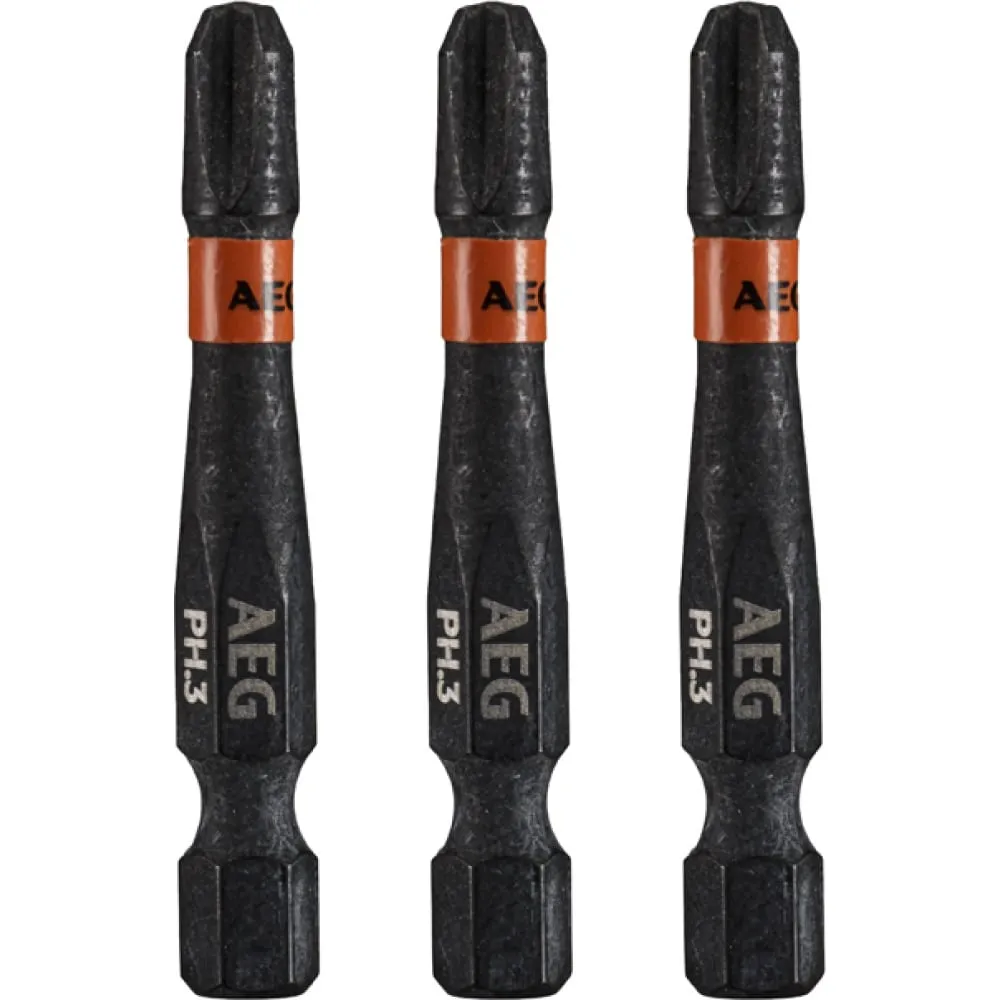 Фото Биты ударные AAK503PH3 (3 шт; PH3; 50 мм) AEG 4932479182 4932479182