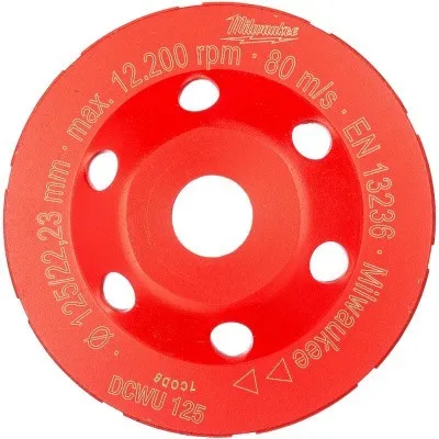 Алмазная чашка DCWU 125 Milwaukee 4932451186