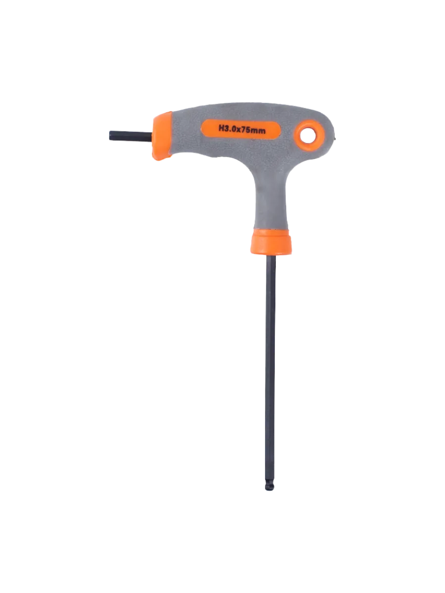 Фото Ключ шестигранный с шаром Кратон Т-образный 3 мм от002002876