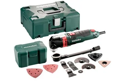 Многофункциональный инструмент Metabo для дерева и плитки MT 400 QUICK SET Кофр MetaLoc