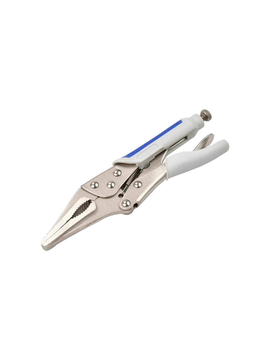 Фото Ручной зажим Aurora с прямыми губками и фиксатором 220 мм от001001422