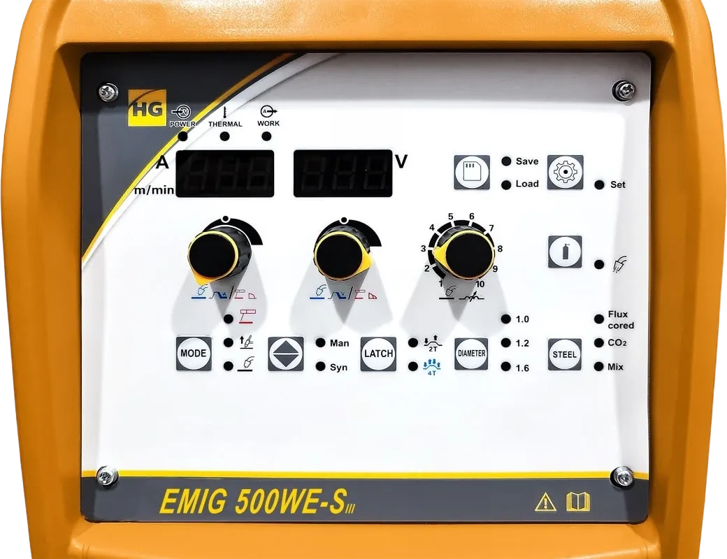 Фото Полуавтомат сварочный HUGONG EMIG 500WE-S III (цифровой подающий) от011000220