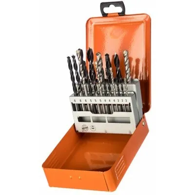 Набор сверл Maxi-Mix (18 шт; по камню 3- 10 мм; по металлу HSS-R 3-10 мм; по дереву 3-10 мм) AEG 4932352463