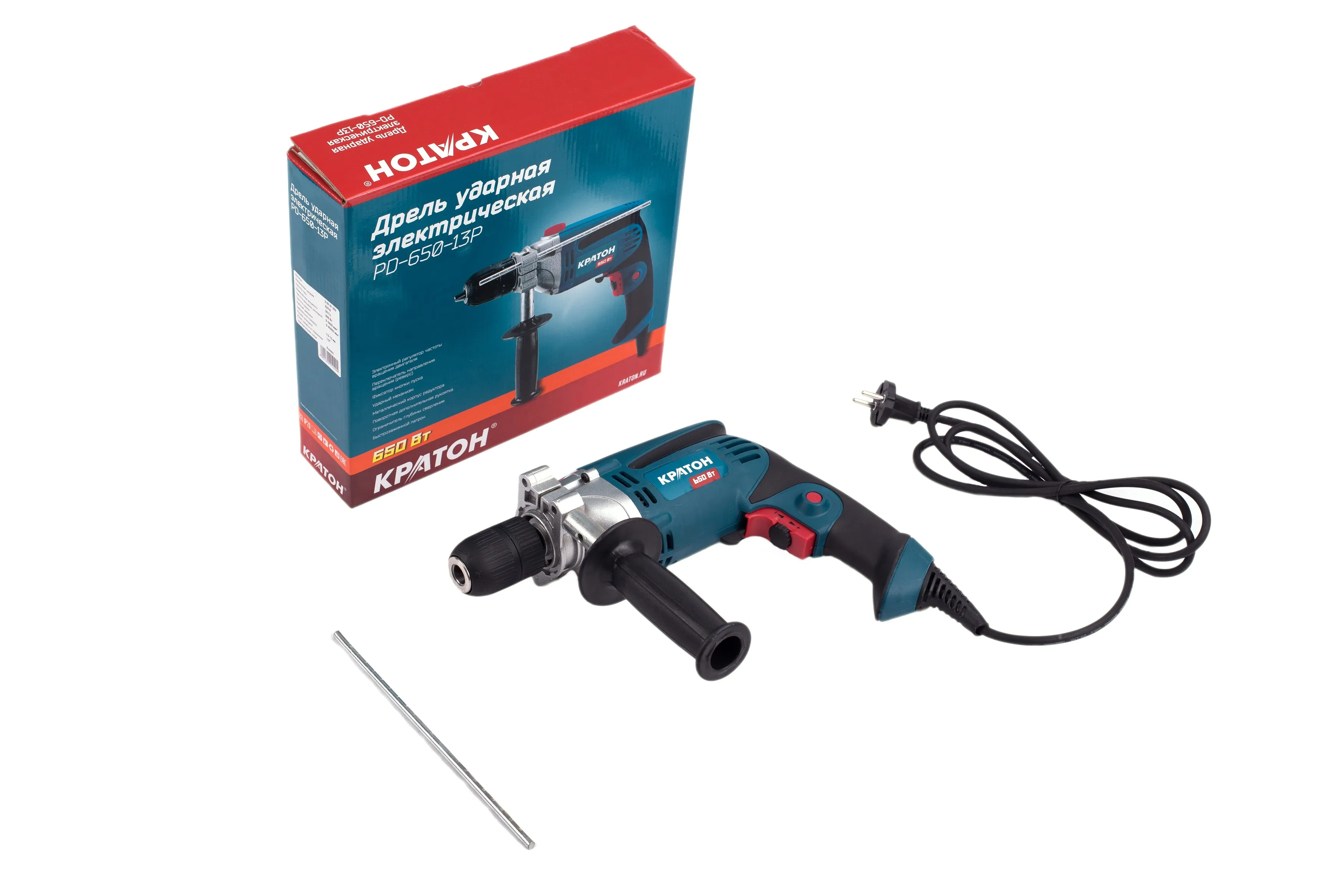 Фото Дрель ударная Кратон PD-650-13P от002003542
