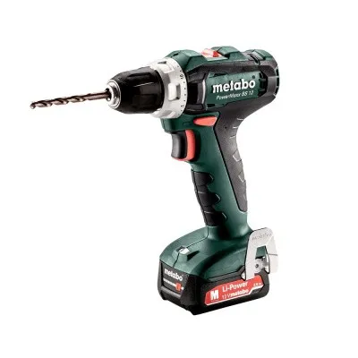Аккумуляторная дрель-шуруповерт Metabo PowerMaxx BS 12 З/У SC 30 2x2,0 А·ч