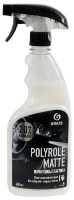 Полироль-очиститель пластика GRASS "Polyrole Matte" матовый (виноград) 600мл