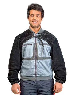 Нарукавник спилковый с плечом РНСП-02