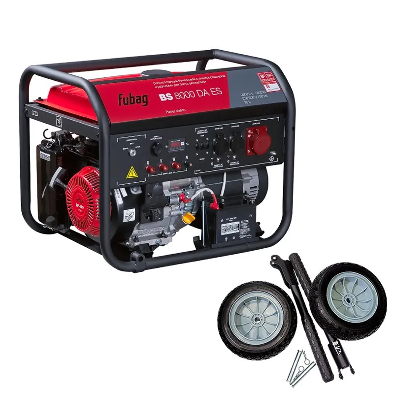 Фото Электростанция бензиновая Fubag с электростартером и коннектором автоматики BS 8000 DA ES 641018