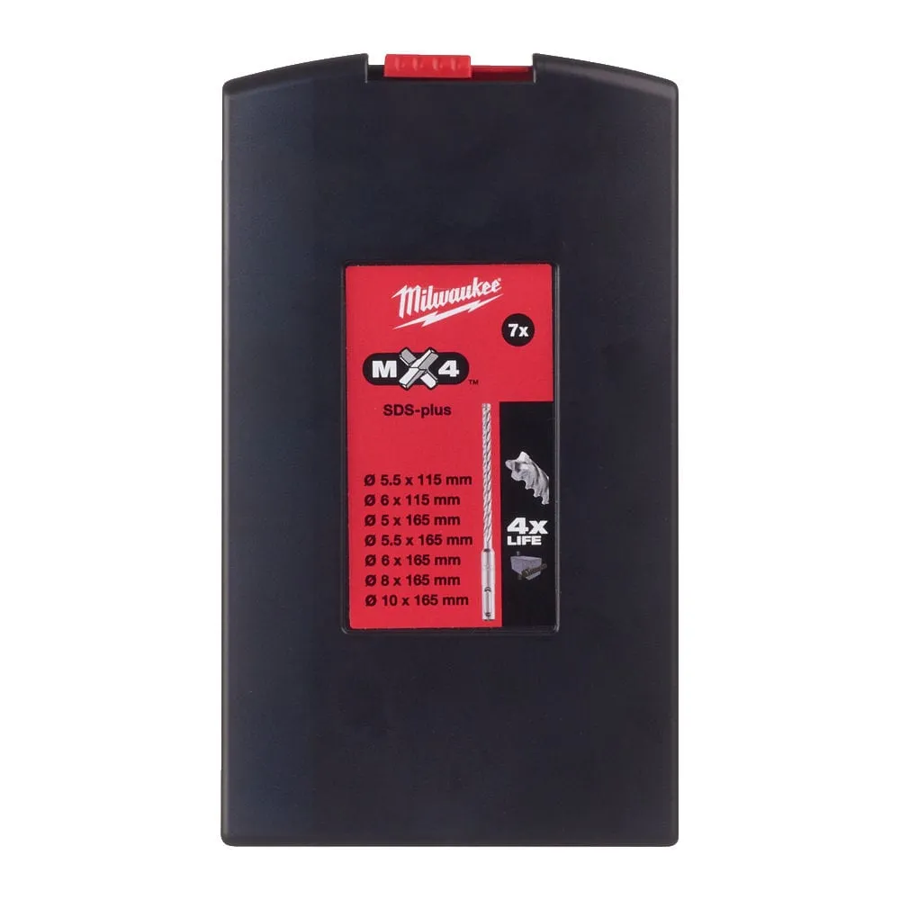 Фото Набор буров MX4 (7 шт; SDS+) Milwaukee 4932478627 4932478627