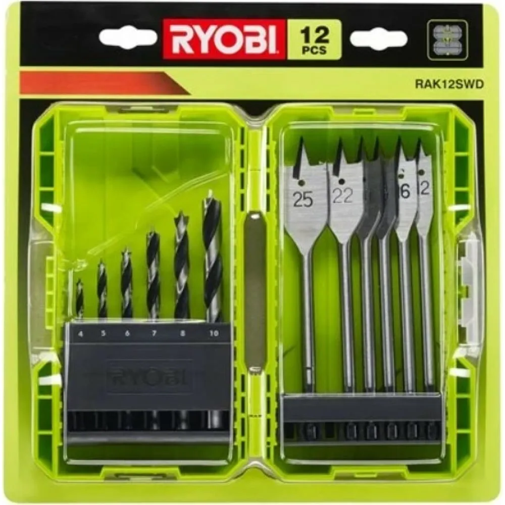 Фото Ryobi набор сверл RAK125WD 5132003302 18612685