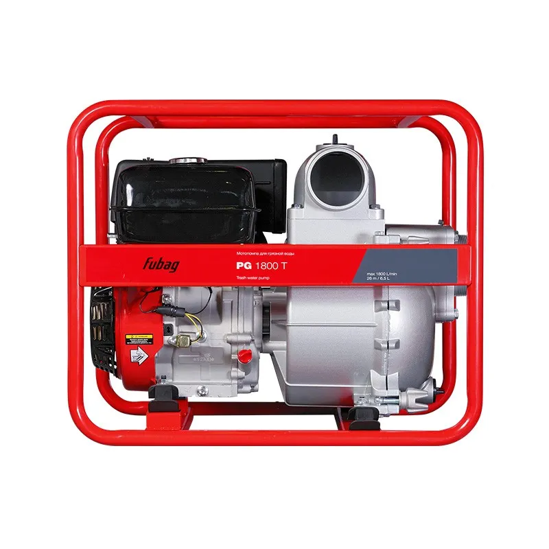 Фото Мотопомпа для сильнозагрязненной воды PG 1800 T (1800 л/мин_26м) от004000977