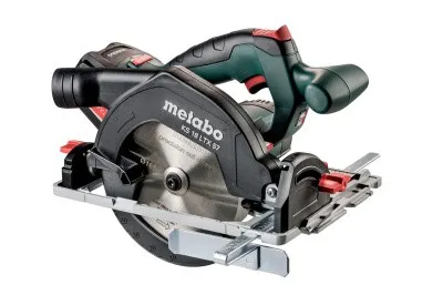 Аккумуляторная ручная дисковая пила Metabo KS 18 LTX 57 2x5.2 А*ч, Зарядное устройство ASC 30-36 В «AIR COOLED»