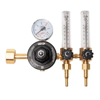 Регулятор для углекислого газа и аргона Base Control SE FLOW с 2 ротаметрами KRASS