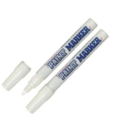 Маркер-краска MunHwa "Slim" белый 2мм, нитро-основа