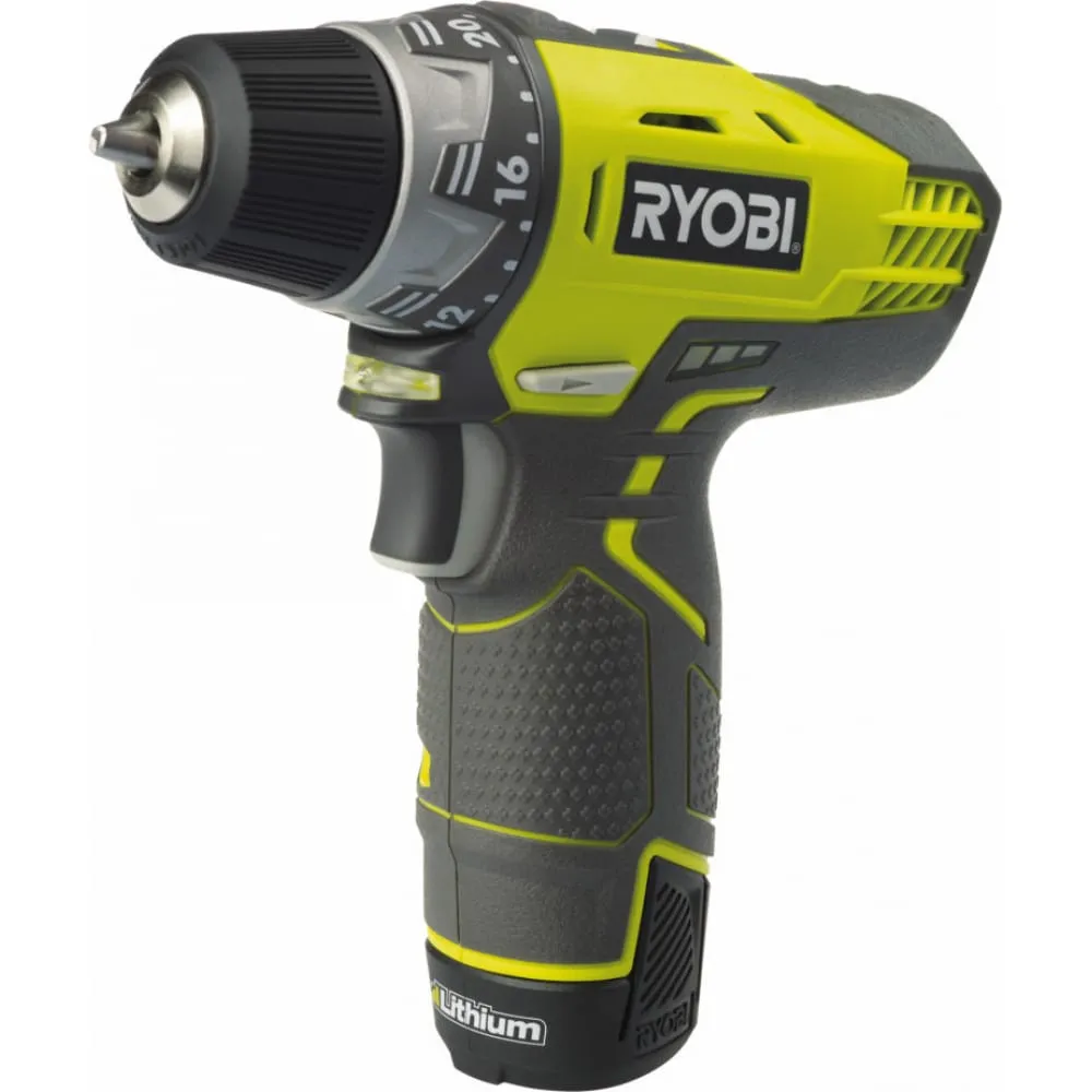Фото Ryobi 12В Дрель-шуруповерт R12DD-220S 5133005063 18123673