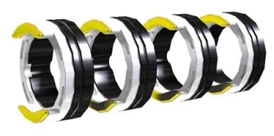 Комплект роликов EWM под алюминиевую проволоку AL 4R 1.4 мм/0.045 INCH GREEN/YELLOW