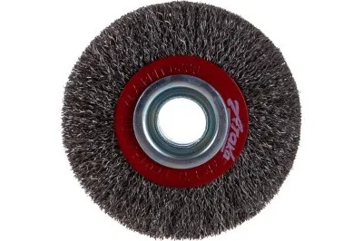 Щетка круглая гофрированная (100 мм) для точила №180 0310020430 АТАКА 34731