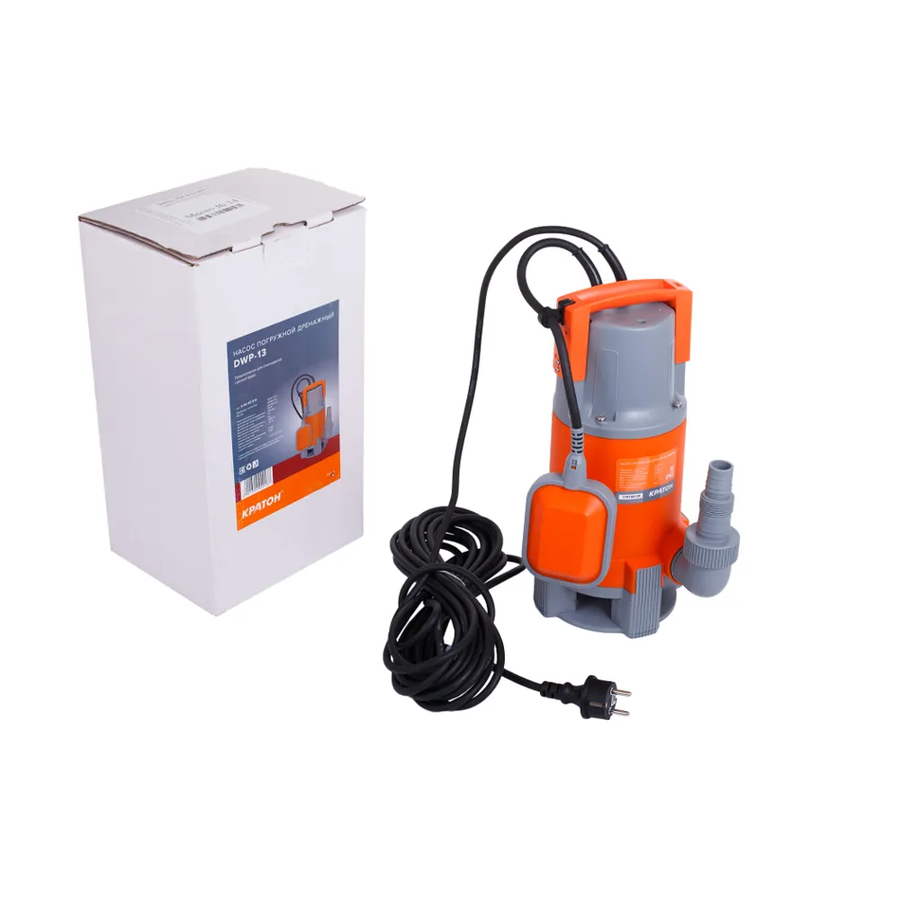Фото Насос погружной дренажный Кратон для грязной воды DWP-13 от002003850