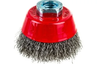 Щетка чашеобразная гофрированная (60 мм; М14) нержавеющая сталь №150 0106014430 АТАКА 34720