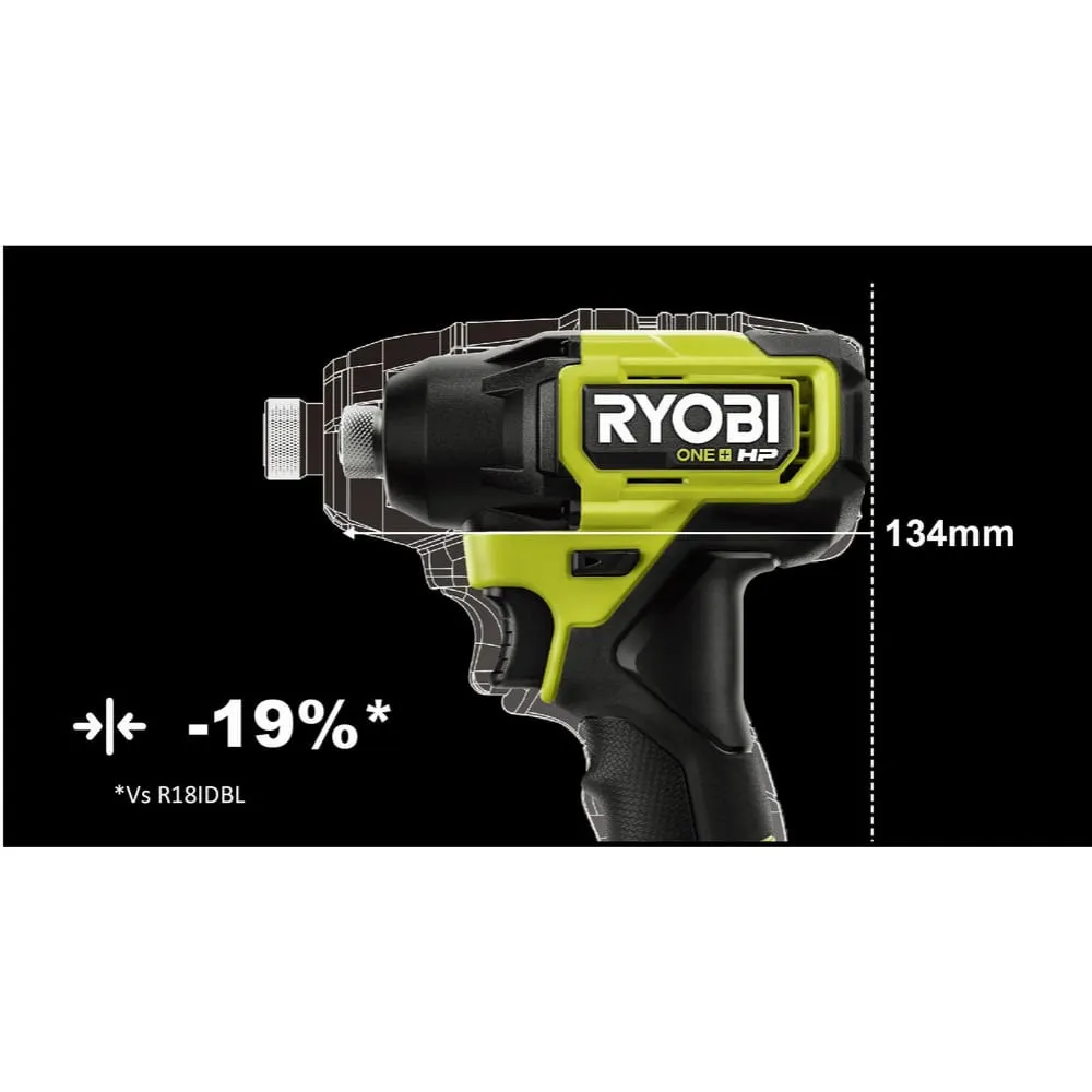 Ryobi ONE+ HP Импульсный винтоверт RID18C-0 без аккумулятора в комплекте  5133004938 купить в Челябинске - цена в интернет-магазине «От и До.ру»