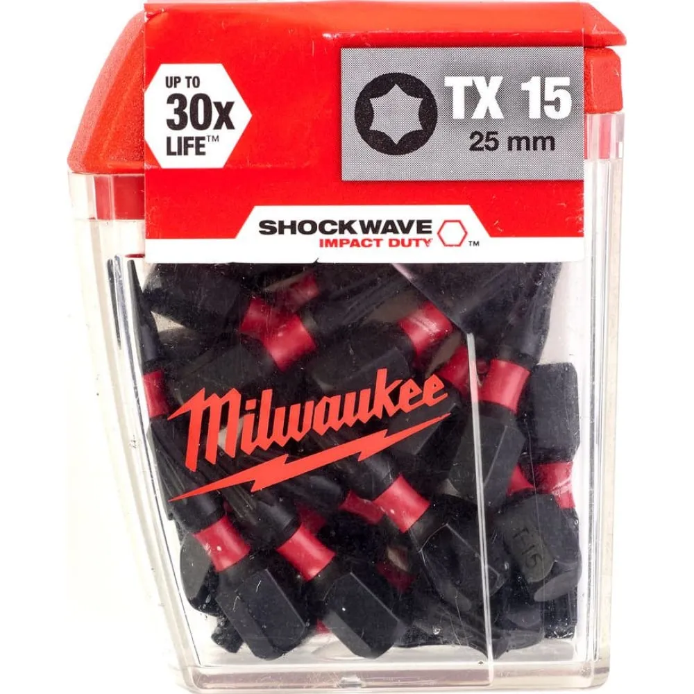 Фото Насадка SHOCKWAVE (25 шт; TX15; 25 мм) Milwaukee 4932430873 4932430873