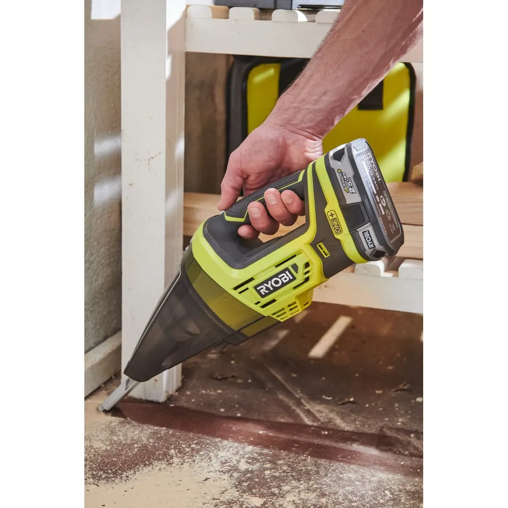Фото Ryobi ONE+ Аккумуляторный ручной пылесос R18HV-0 без аккумулятора в комплекте 5133003834 15784652
