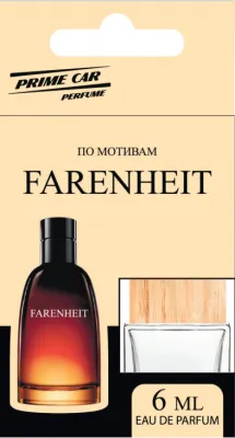 Ароматизатор-бутылочка Prime Car Perfume по мотивам (Farenheit), 6 мл