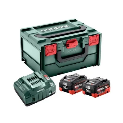 Комплект Metabo Basic-Set 18В 2 аккумулятора + зарядное устройство ASC 145 + кейс