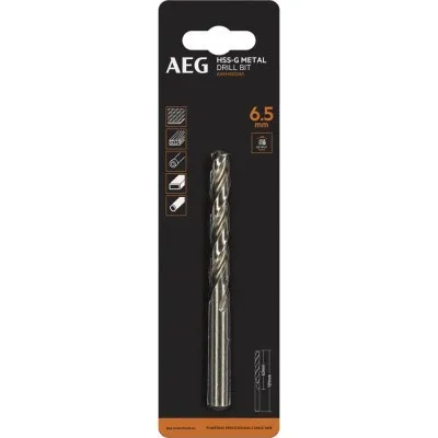 Сверло HSS-G (6.5х63х101 мм) AEG AAKHSSG065 4932479313