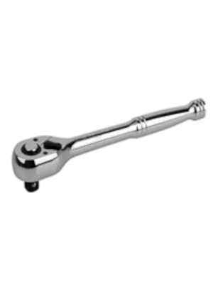 Ключ-трещотка Кратон с металлической ручкой 3/8" CrV (72зуб.)