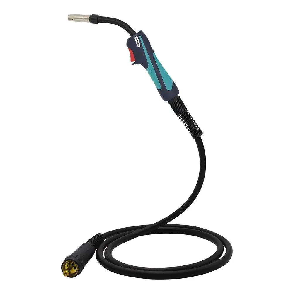 Фото Горелка Оберон MW-15 Flex (3m / Air / Euro) с гибким гусаком XL002.0449FX на сайте «От и До.ру» Фото Горелка Оберон MW-15 Flex (3m / Air / Euro) с гибким гусаком XL002.0449FX